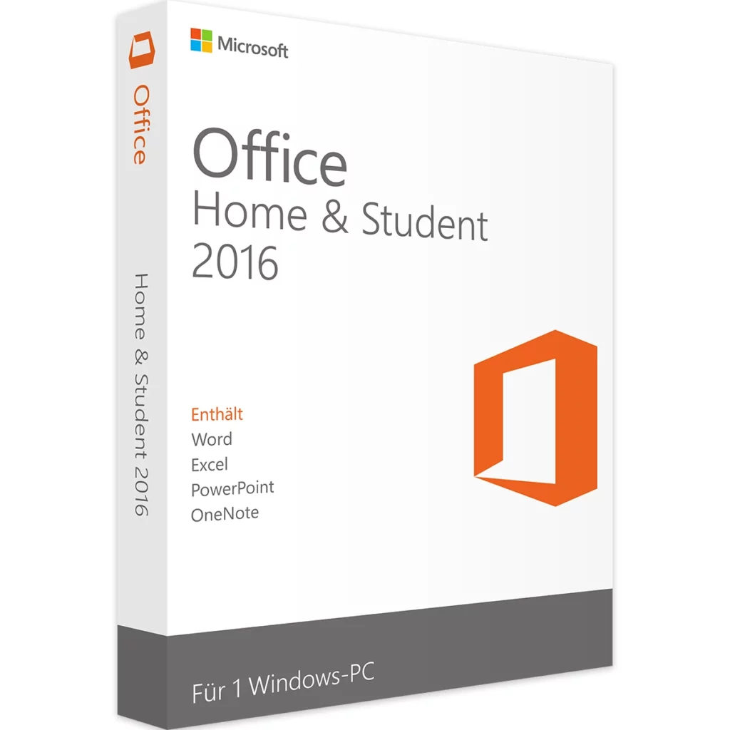 Microsoft Office Home & Student 2016 – Digitale Lizenz für Windows-PC bei LizenzHub.de