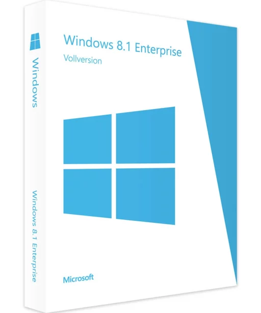 Windows 8.1 Enterprise Vollversion – Digitale Lizenz für Unternehmen
