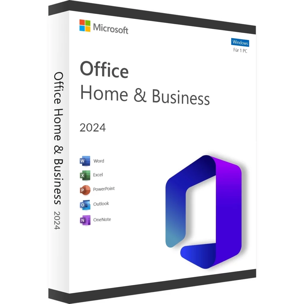 Digitaler Produktschlüssel für Office 2024 Home & Business – Sofortiger Download für Zuhause und Büro.