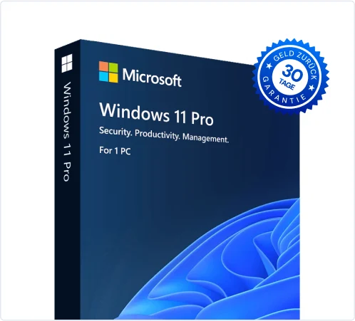 Windows 11 Pro mit 30 Tage Geld-zurück-Garantie – offizielle Microsoft-Version