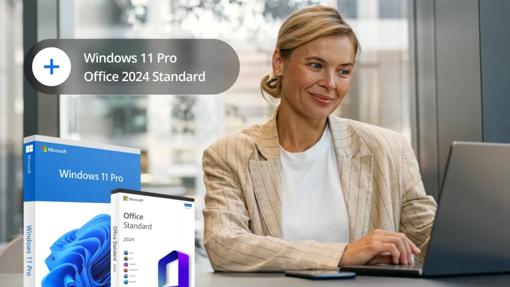 Windows 11 Pro und Office 2024 Standard – Komplettlösung für Arbeitsplatz oder Home-Office