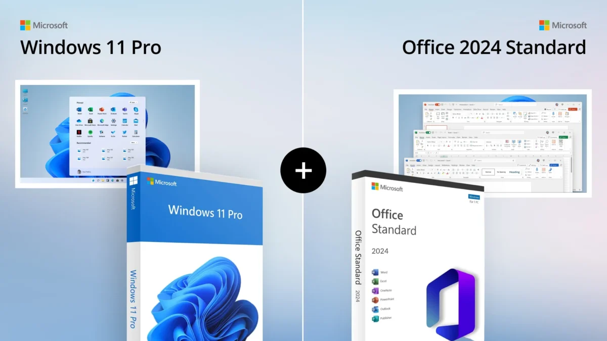 Windows 11 Professional Key und Office 2024 Standard Lizenz – sofortige Aktivierung per E-Mail