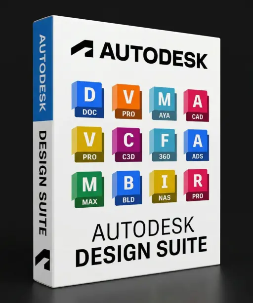 Eine weiße Software-Box für Adobe Acrobat Pro 2020 für Windows (Copy) mit lebendigen Symbolen auf der Vorderseite, auf der der Produktname und das Logo vor einem kontrastreichen schwarzen Hintergrund angezeigt werden.