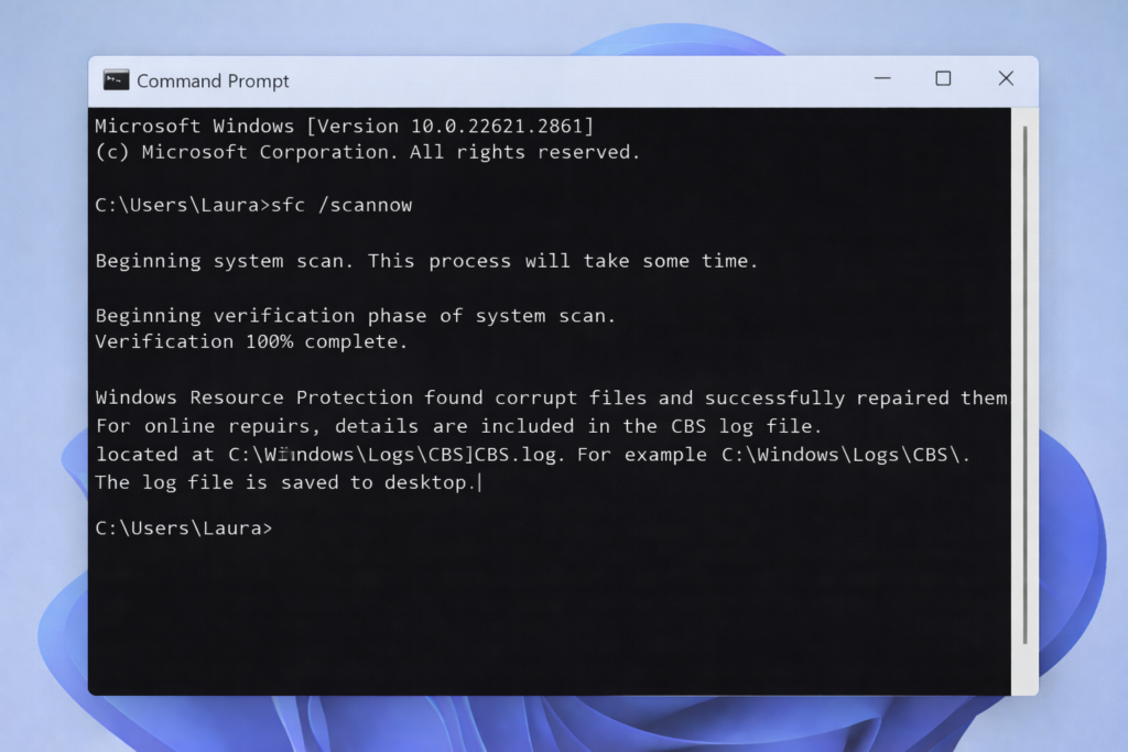 Windows-Eingabeaufforderung mit den Befehlen slmgr /upk und slmgr /cpky zum Deinstallieren und Entfernen des Produktschlüssels.